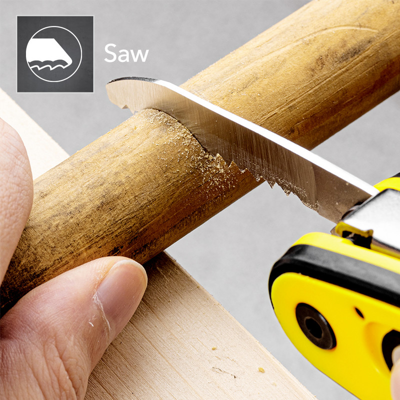 15‑in‑1 multi-function tool – using the serrated blade