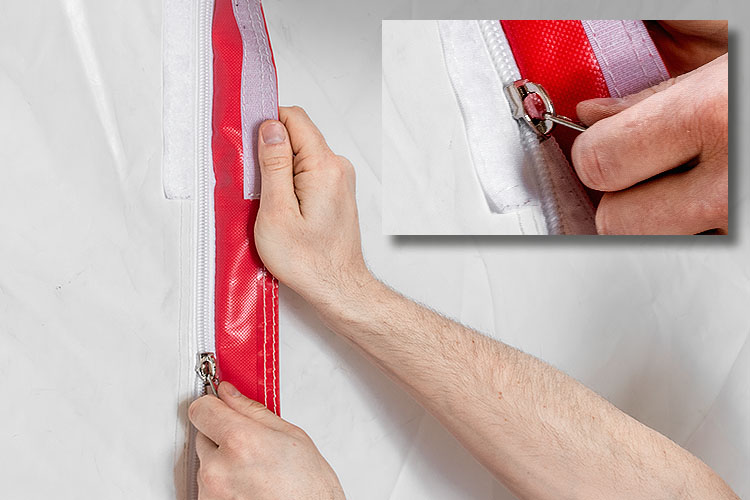180 K – robust zip fasteners