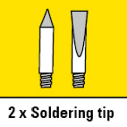 2 x Soldering tips