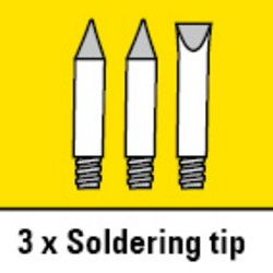 3 x Soldering tips