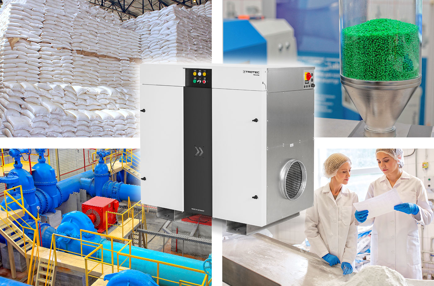 An ideal desiccant dehumidifier for various applications: Trotec's TTR 3700