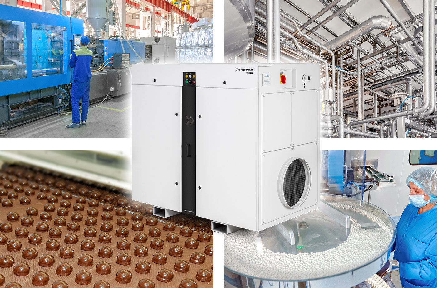An ideal desiccant dehumidifier for various applications: Trotec's TTR 8200