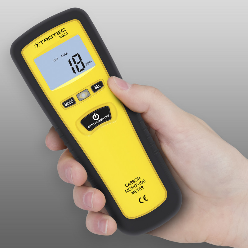 BG20 carbon monoxide measuring device