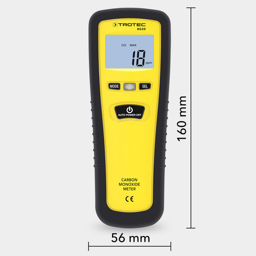 BG20 carbon monoxide measuring device