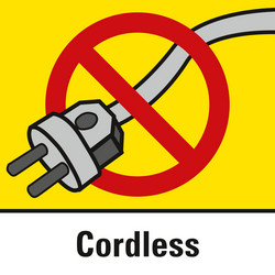 Cordless – can be applied virtually everywhere