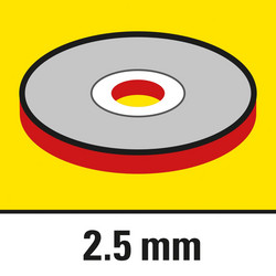 Cutting disc thickness 2.5 mm