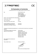 Declaration of conformity Air cooler PAE 20 (INT)