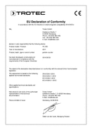 Declaration of conformity for particle counter PC200 (INT)