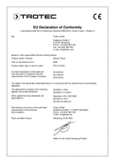 Declaration of conformity Planer PPLS 10-20V (INT)