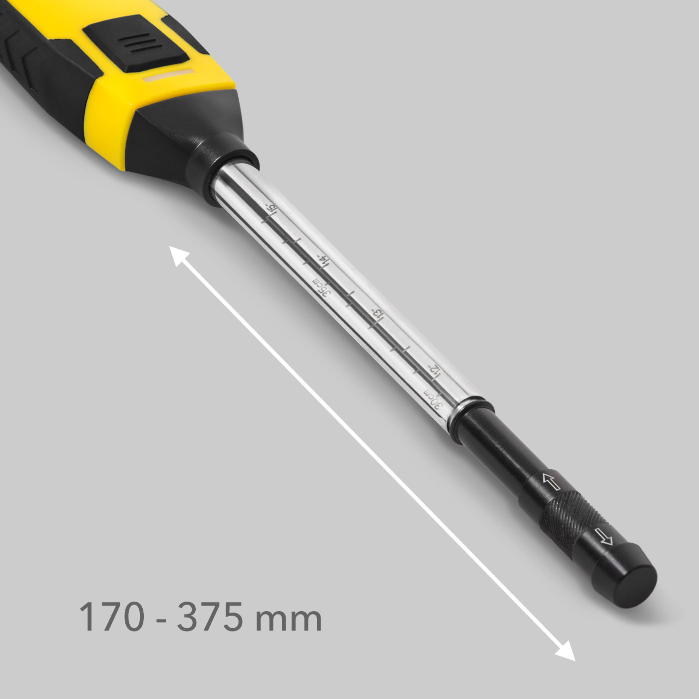 Extendable telescopic probe