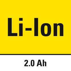 Lithium-ion battery with 2 Ah capacity