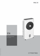 Operating manual Air cooler PAE 31 (EN)