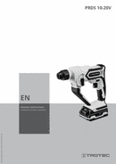 Operating manual cordless rotary hammer PRDS 10-20V (EN)