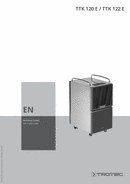 Operating manual for dehumidifier TTK 120 E / TTK 122 E (EN)