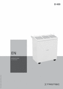 Operating manual for humidifier B 400 (EN)