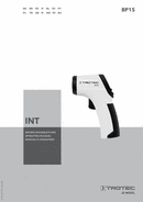 Operating manual for infrared thermometer BP15 (INT)