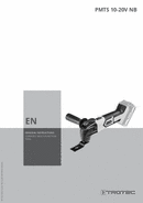 Operating manual for multi-function tool PMTS 10-20V  NB (EN)