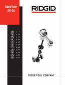 Operating manual for pipe detector SR-20 (INT)