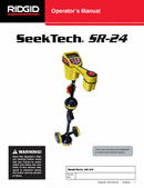 Operating manual for pipe detector SR-24 (EN)