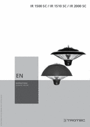 Operating manual for radiant heater IR 1500 SC / IR 1510 SC / IR 2000 SC (EN)