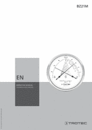 Operating manual for thermohygrometer BZ21M (EN)