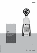 Operating manual for vane anemometer BA06 (EN)