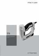 Operating manual tacker PTNS 11-230V (EN)