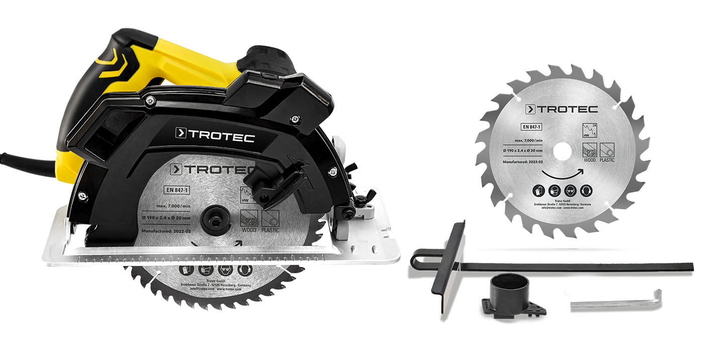 Scie circulaire portative PCSS 10-1400 - TROTEC