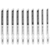 Set of jigsaw blades for metal