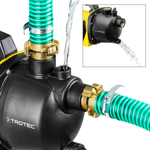 TGP 1000 E – pump is easily filled