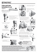 User manual for work tents Type TE (EN)
